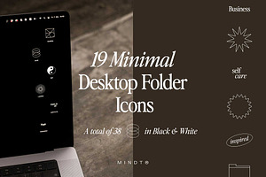 Minimal Desktop Folder Icons