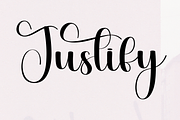 Justify, a Handwritten Font by InermediaSTUDIO (Thumbnail 4 of 8)