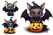Halloween Bat Sublimation PNG Bundle, a Seasonal Illustration by Creative Arslan (Thumbnail 3 of 9)