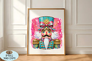 Pink Bow Nutcracker Christmas PNG, a Seasonal Illustration by Daily.Designs (Thumbnail 5 of 5)