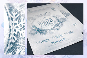 Winter Festival Flyer Template