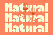 Natural Sage Retro Display Font, a Sans Serif Font by timelesstype.co (Thumbnail 3 of 20)