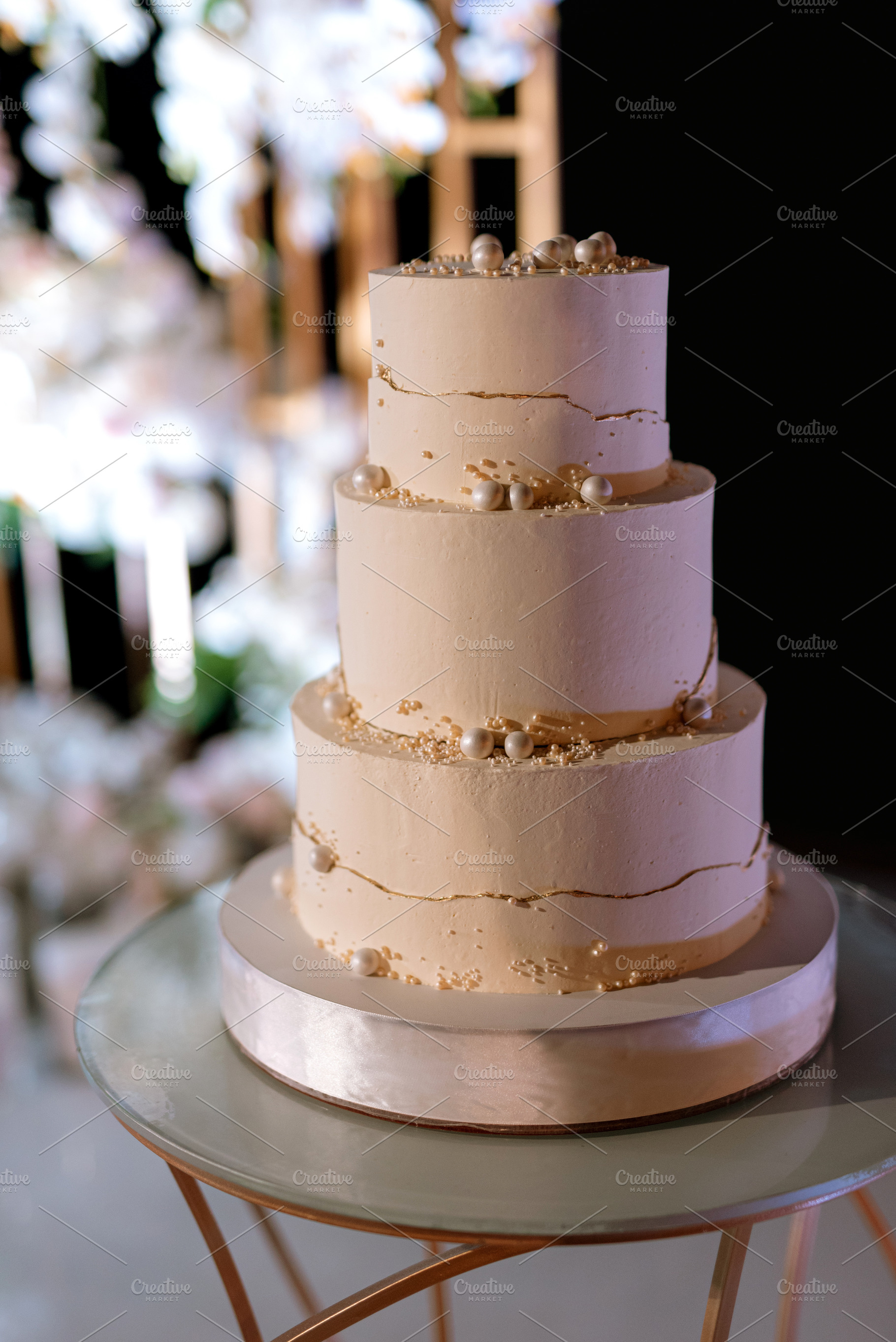 wedding cake at the wedding of the newlyweds, a Food & Drink Photo by Weddings, People, Travel