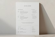 Ultra Minimal Resume Template, a Resume Template by Filip Studio (Thumbnail 3 of 4)