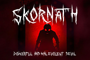 Torn Flesh - Scary Horror Font, a Font by PutraCetol Studio (Thumbnail 6 of 11)