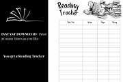 Ultimate Printable Reading Tracker, a Templates & Theme by 2 Nomazi (Thumbnail 8 of 9)