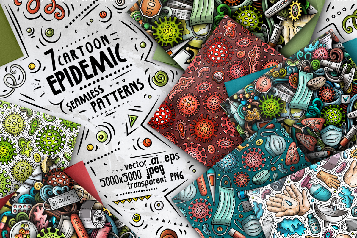 Epidemic Doodle Big Pack, a Healthcare Illustration by BALABOLKA (Photo 2 of 12)