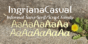 IngrianaCasual, a Sans Serif Font by Ingrimayne Type (Thumbnail 1 of 8)