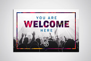 Welcome Worship Event Postcard, a Print Template by Sync Design Soultions (Thumbnail 2 of 3)