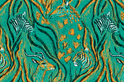 Seamless repeating pattern Safari, a Pattern Graphic by Alena Lazareva (Thumbnail 3 of 6)