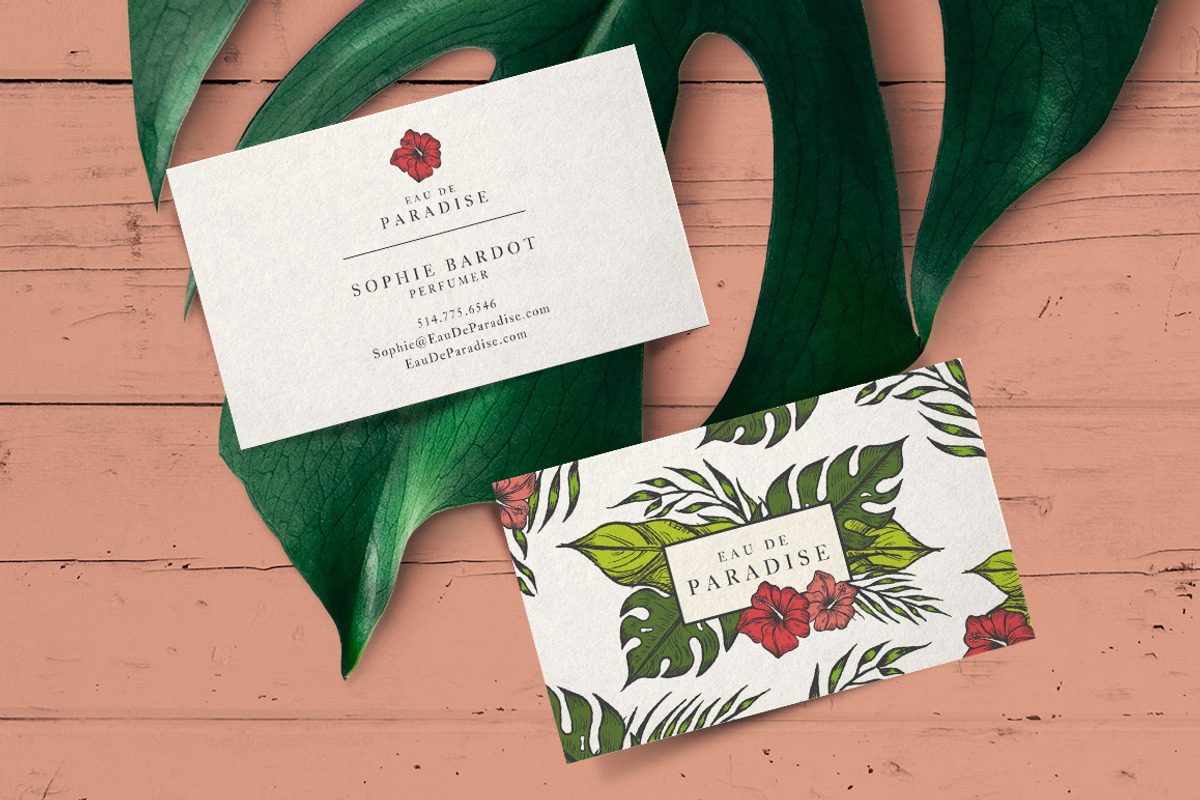 Hand Drawn Tropical Vector Elements, an Illustration by GraphicsByKassy (Photo 4 of 5)