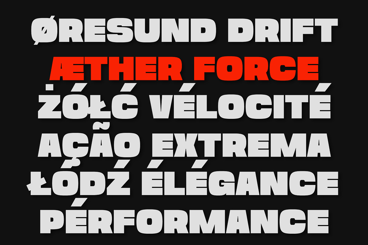 Gravex Massive Racing & Esports Font, a Sans Serif Font by Lettertype Studio (Photo 12 of 14)