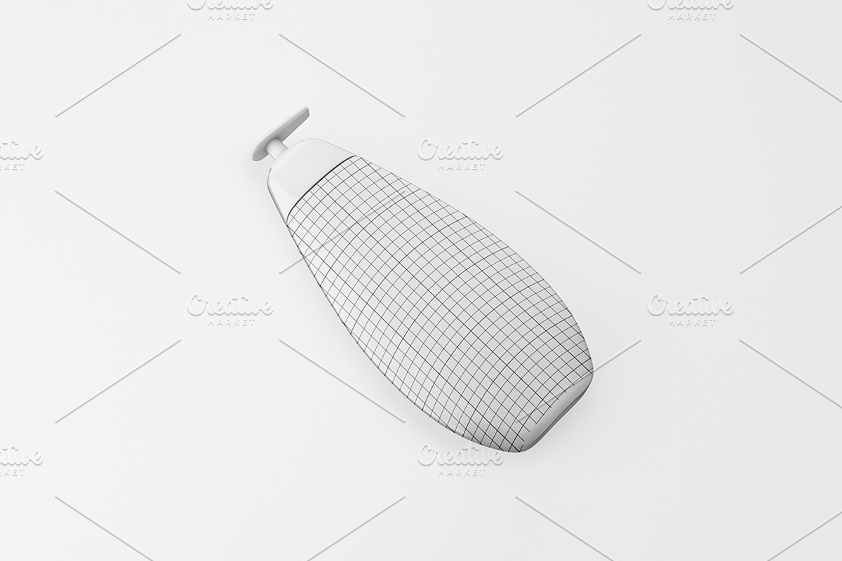 Lotion Pump Bottle Mockup, a Packaging Mockup by Qaleb Studio (Photo 2 of 3)