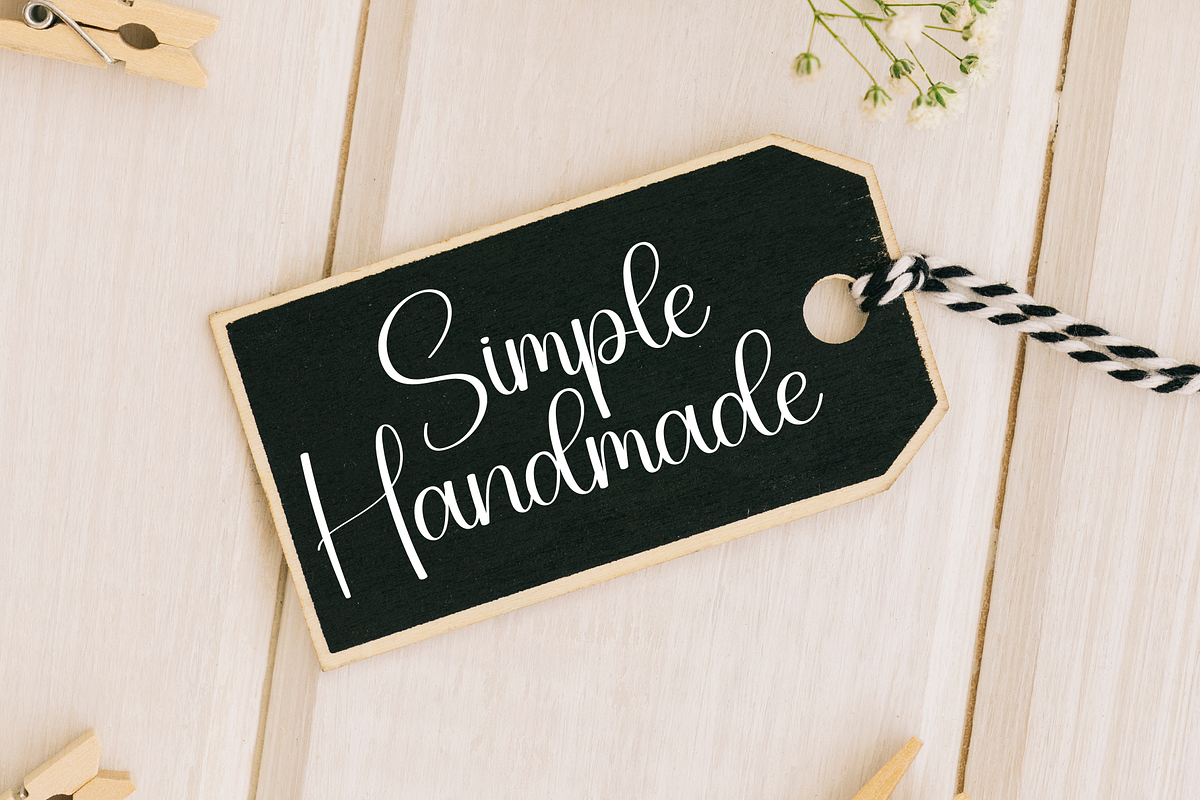 Excited | Script Font, a Handwritten Font by Scratchones (Photo 4 of 9)