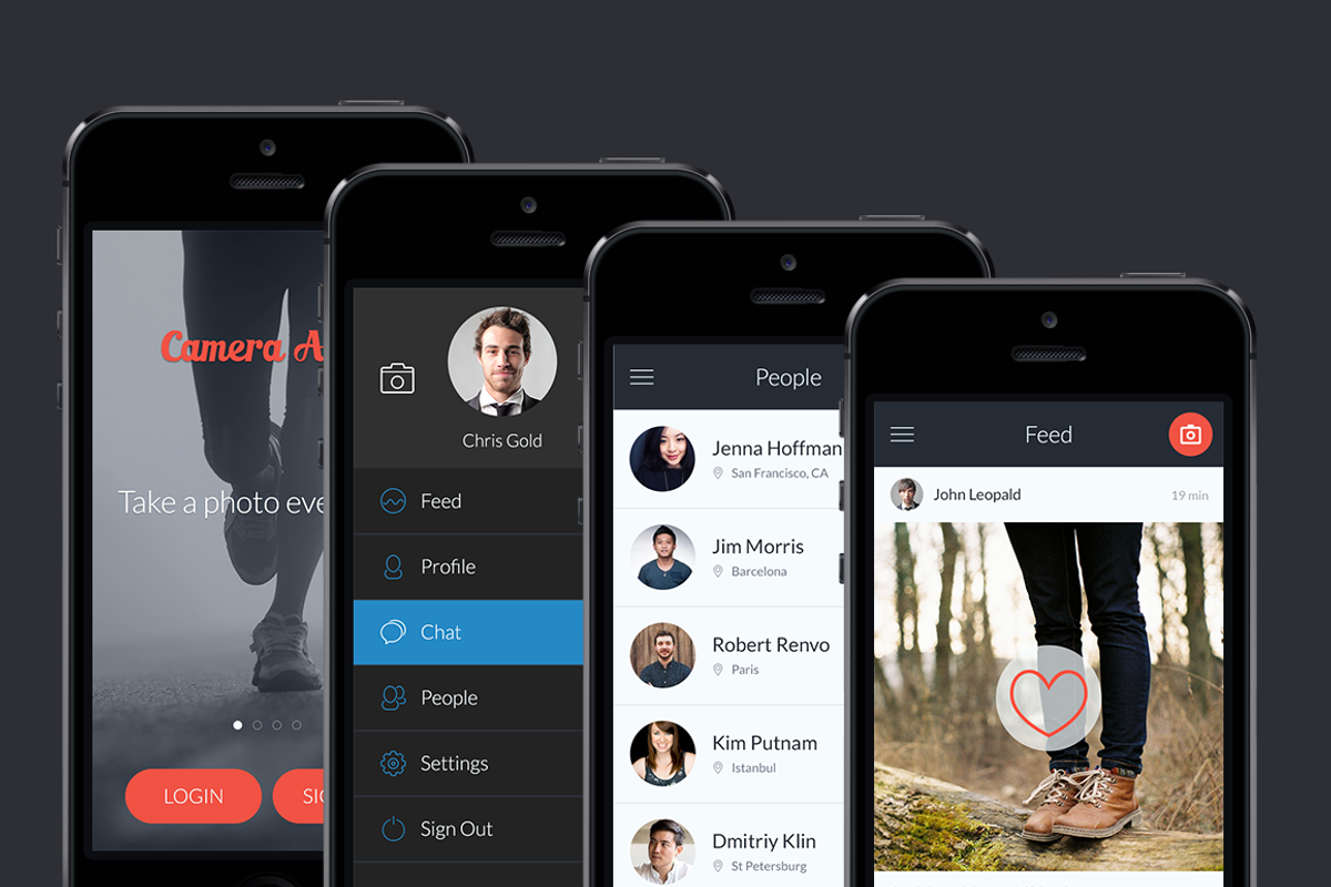 Camera iPhone App Template, a Templates & Theme by vog (Photo 2 of 4)