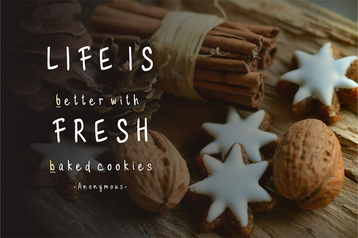 Milky Cookies - Font Duo, a Script Font by Hanaksara Studio (Photo 2 of 10)