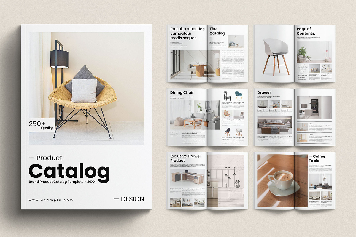 Product Catalog Template, a Magazine Template by E-Type (Photo 1 of 7)