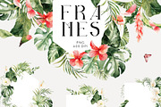 Tropical forest- watercolor greenery, a Decorative Illustration by Pamyatka Shop (Thumbnail 3 of 13)
