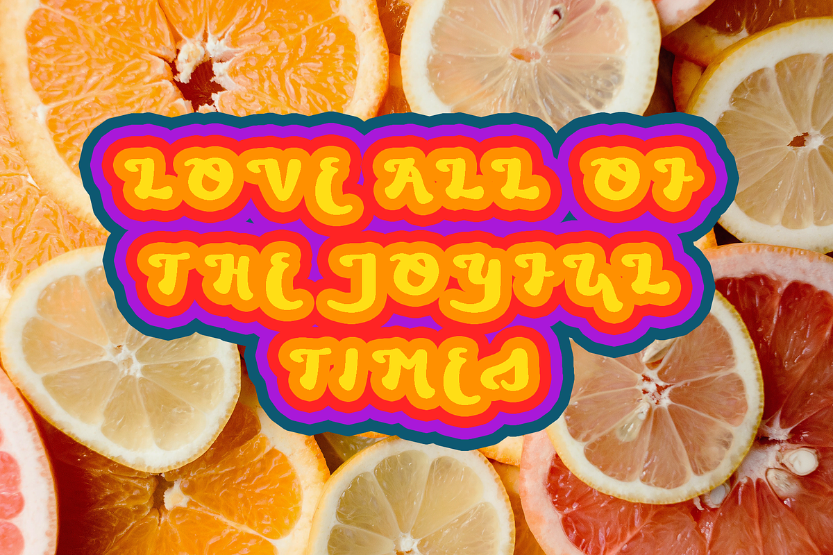 Sunbursting Typeface, a Serif Font by Rachel McBride Creative (Photo 7 of 10)