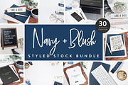 Navy + Blush Styled Stock Bundle, a Photo by Jessica Rea (Thumbnail 1 of 5)