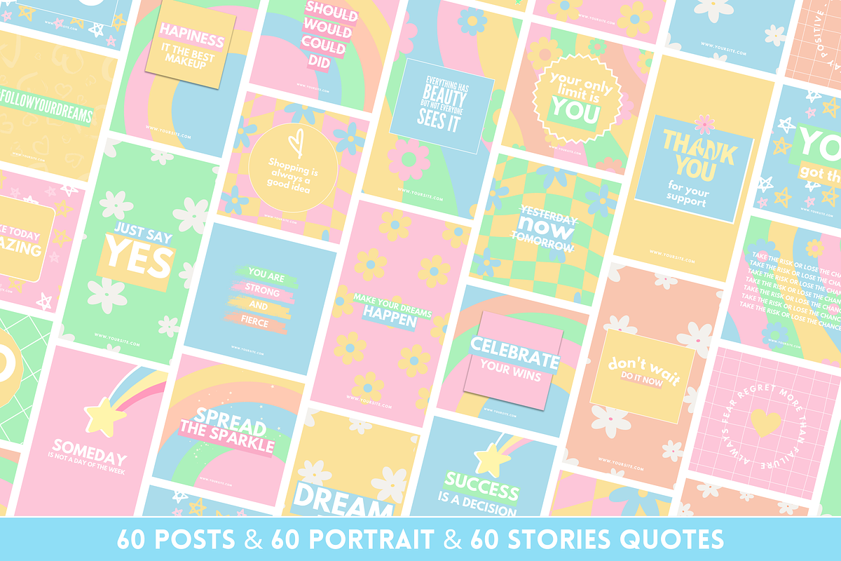 Bright Instagram Template Bundle, a Social Media Template by SunshineStudioBoutique (Photo 6 of 10)
