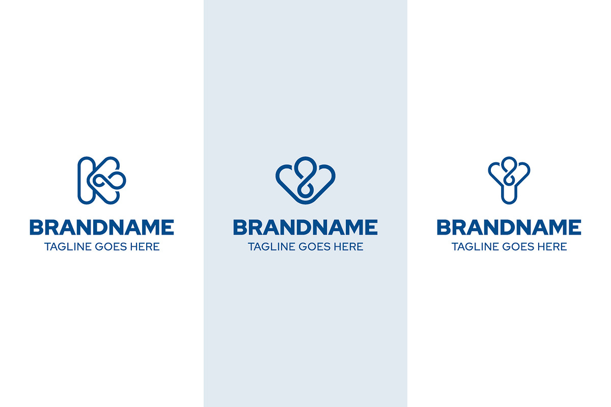 Letter K V Y Infinity Line Logo, a Branding & Logo Template by Pray Art Design Studio (Photo 1 of 2)