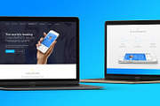 Quadro App - Mobile App PSD Template, a Landing Page Template by Spartak Vee (Thumbnail 3 of 10)
