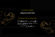 Enchanter Deluxe Modern Art Font, a Serif Font by Cloverons (Thumbnail 9 of 9)