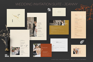 Wedding Invitation Suite - Jeanny, an Invitation Template by Azka Creative