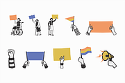 Protesting Illustration, an Object Graphic by Jump Studio (Thumbnail 4 of 4)