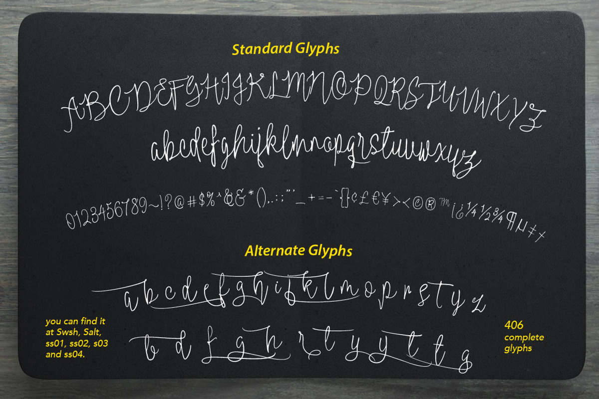 Neithan Monoline Script preview 6