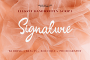 Signature Script, a Script Font by ShowUp! Studio (Thumbnail 1 of 7)