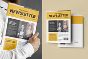 High School Simple Newsletter, a Brochure Template by UICreative (Thumbnail 2 of 5)