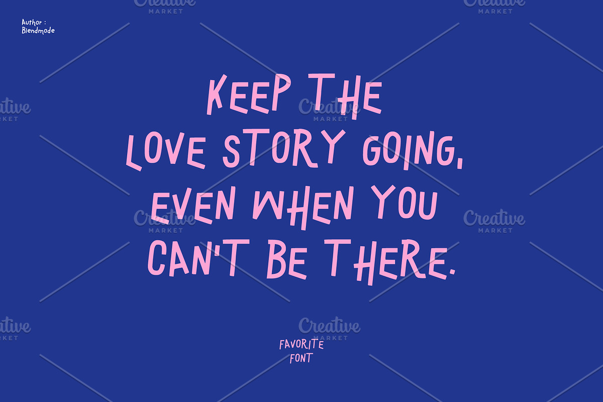 Favorite font, a Font by blends.studio (Photo 3 of 6)