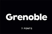 Grenoble, a Sans Serif Font by Umitype (Thumbnail 1 of 11)