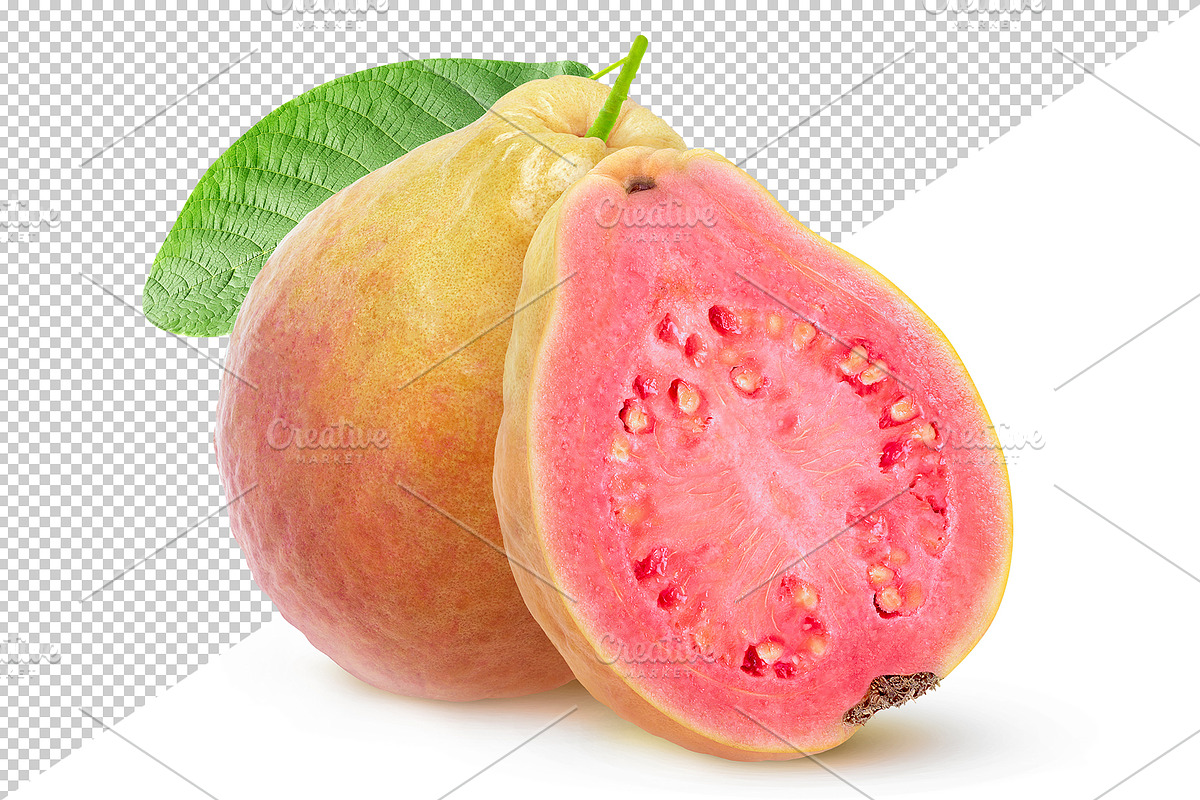 Yellow guava with pink flesh, an Object Graphic by Fruits+Veggies (Photo 2 of 4)