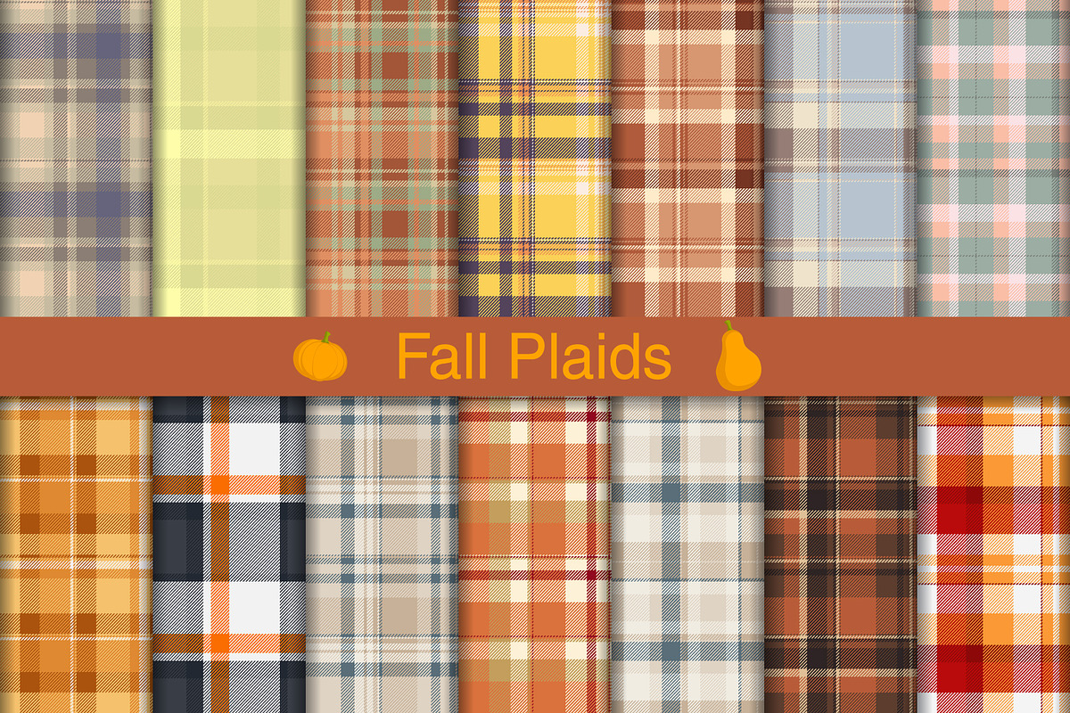 #165 Fall Plaids, a Pattern Graphic by Plaid4You (Photo 1 of 5)