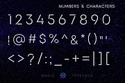 MAVIS SANS - FUTURISTIC TYPEFACE, a Sans Serif Font by CCS Type (Thumbnail 18 of 20)