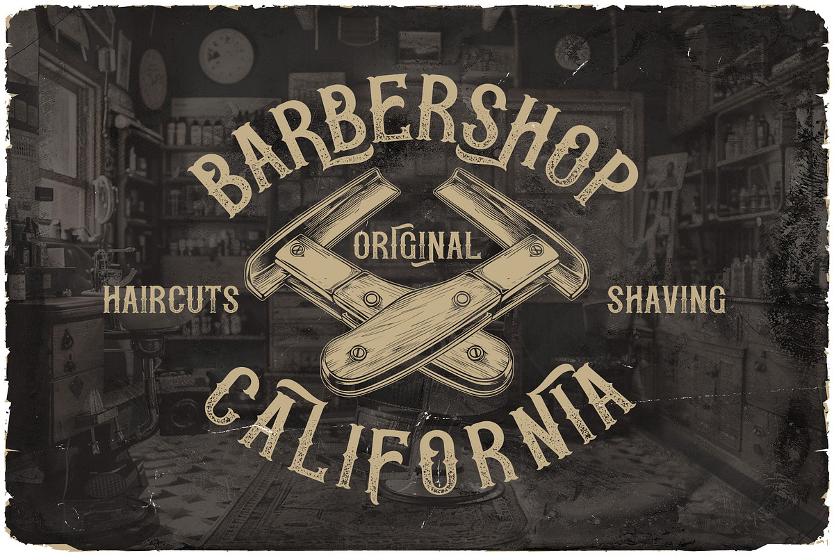 Craftman Vintage Label Font, a Serif Font by JumboDesign (Photo 6 of 6)