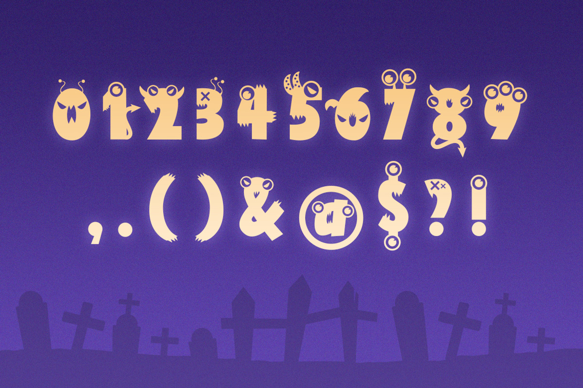 Monster Madness Font, a Font by Salt & Pepper Designs (Photo 5 of 7)