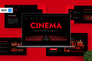 Cinema - Movie Keynote, a Presentation Template by Deepslide Studio (Thumbnail 1 of 6)