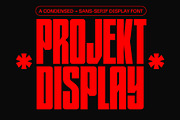 Projekt Display - Condensed Font, a Sans Serif Font by Oskar Biehl (Thumbnail 1 of 10)