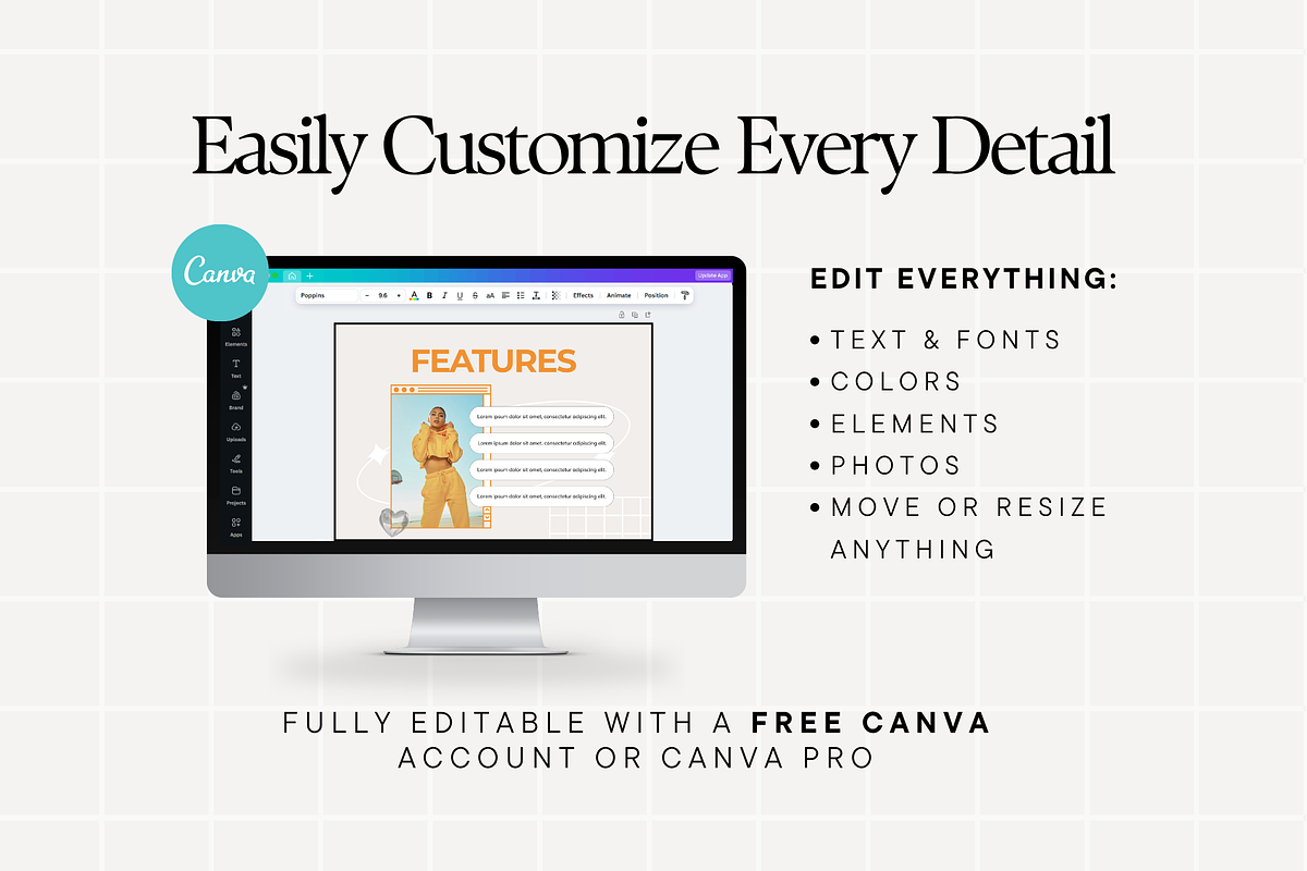 Y2k Etsy Shop Kit Template, a Branding & Logo Template by Anna Design Studio (Photo 6 of 8)