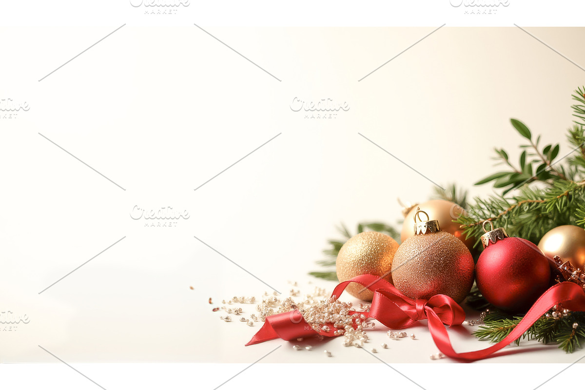 Christmas background with Christmas, a Graphic by TatsianaSalauyova