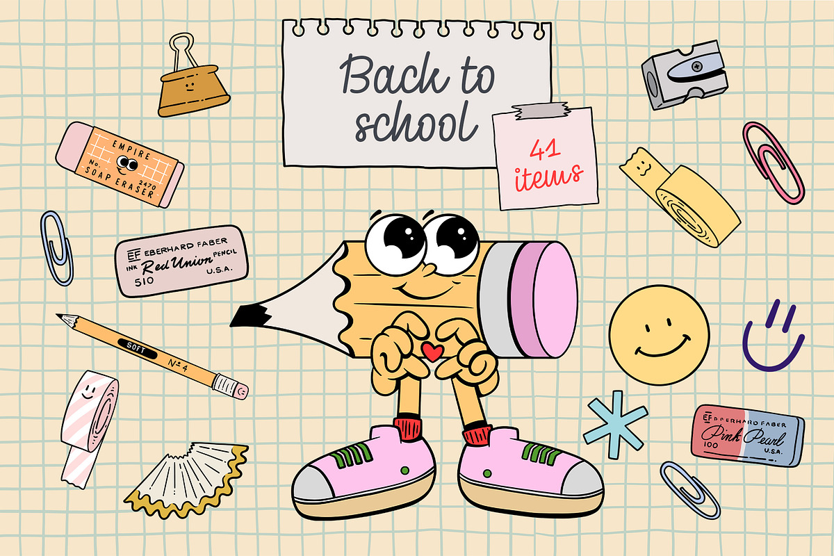 Back To School Clipart Collection, an Illustration by Alina Sh (Photo 1 of 6)