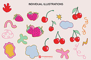 Strawberries & Cherries Graphics Set, a Graphic by Youandigraphics (Thumbnail 10 of 15)