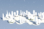 Trees and Bushes Pack - 02, an Environmental 3D Model by Saintpix (Thumbnail 19 of 26)