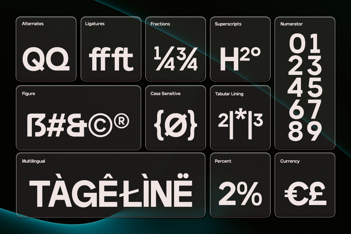 GC Protage – Pure Modern Clarity, a Sans Serif Font by Glyphonic (Photo 13 of 15)
