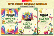 Flyer Brazillian Carnival, a Social Media Template by Eka Design (Thumbnail 1 of 4)