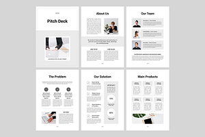 Pitch Deck MS Word & Indesign